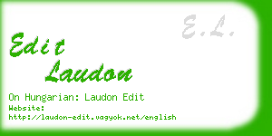 edit laudon business card